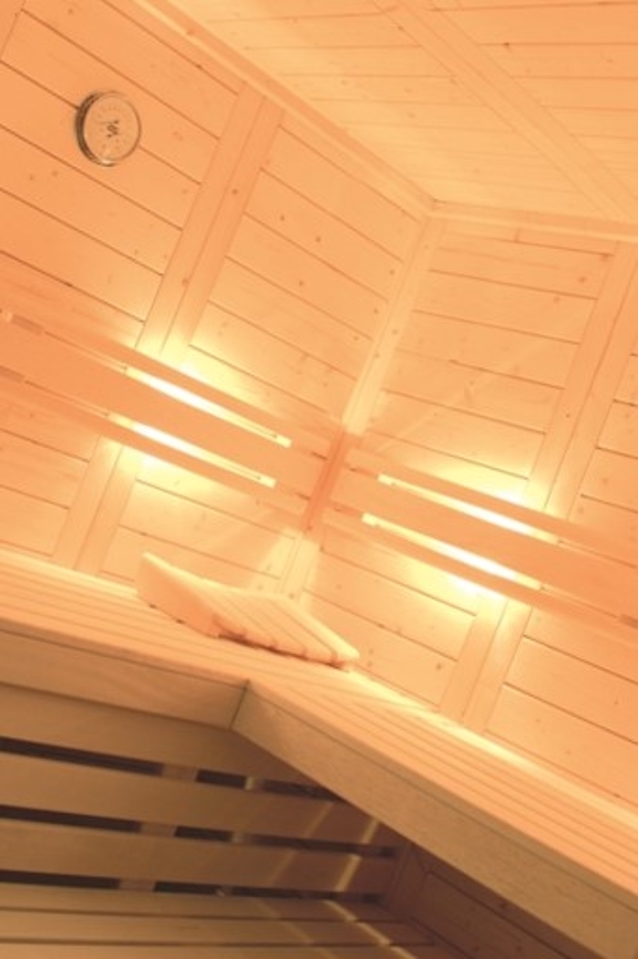 neue und größere Sauna im Fitnessstudio Arabellapark München