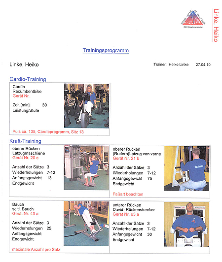 trainingsplan fitnessstudio arabellapark muenchen Im Rahmen der Personal Trainings werden die Trainingsprogramme im Fitnessstudio Arabellapark in München erstellt.