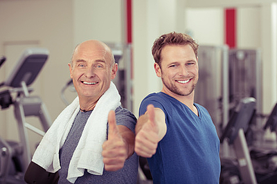 Gesundheitstraining im Fitnessstudio Arabellapark München Training im Fitnessstudio, um gesund zu bleiben