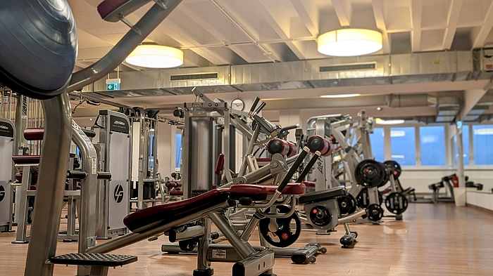 moderner Trainingsbereich im Gym München Bogenhausen