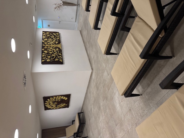 Sauna und Ruhebereich im Fitnessstudio Arabellapark München Bogenhausen